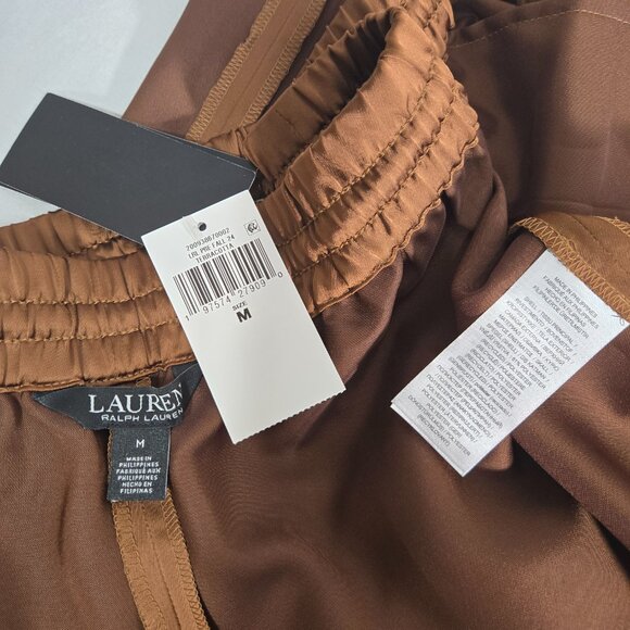 Lauren Ralph Lauren Brown Wide Leg Pants - Picture 12 of 16